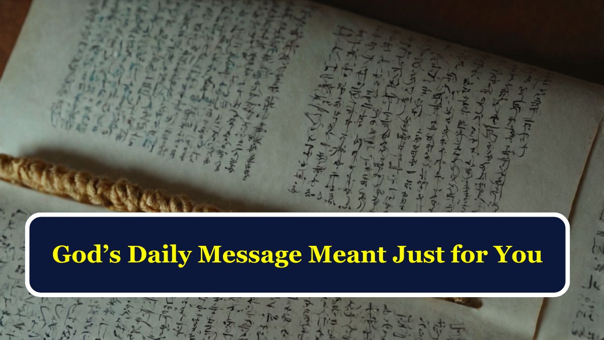 Discover God’s Daily Message Meant Just for You